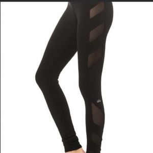ALO black mesh leggings